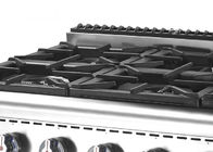 6 Brülör 35.8kw 1200mm Paslanmaz Çelik Pişirme Ekipmanları