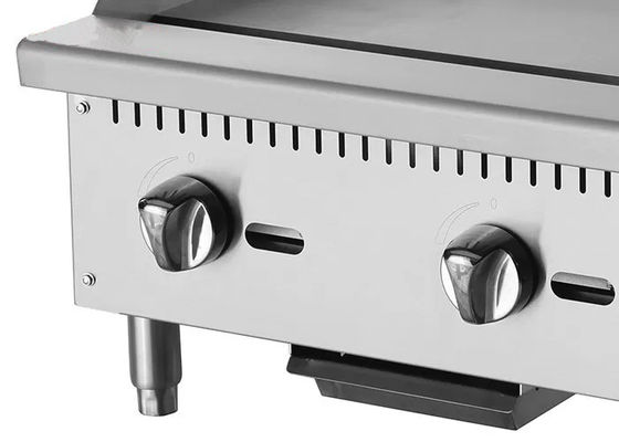 Griddle Meat 4 Brülör 1220mm Ticari Mutfak Pişirme Ekipmanları