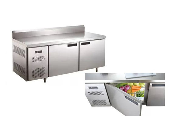 Commercial Counter Top Fridge Defrost Automatically E - Coated Evaporator Embraco