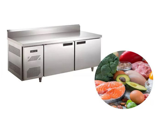 Commercial Counter Top Fridge Defrost Automatically E - Coated Evaporator Embraco